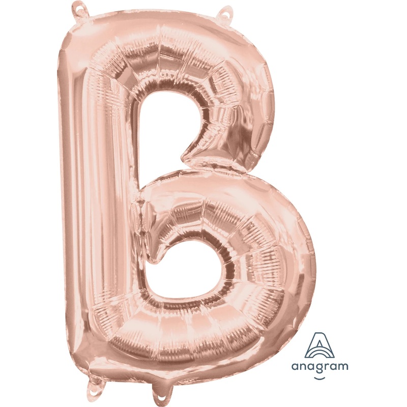 Rose Gold B Letter 3745301 - 16 in