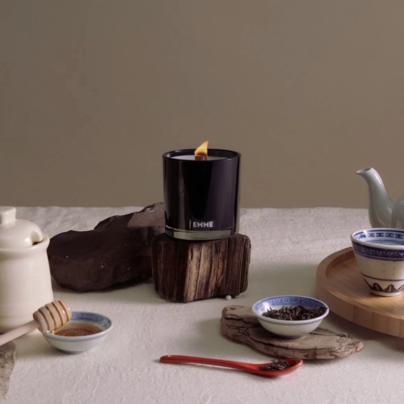 Honey Jasmine Wood Wick Candle