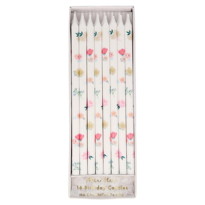 Floral Pattern Candles