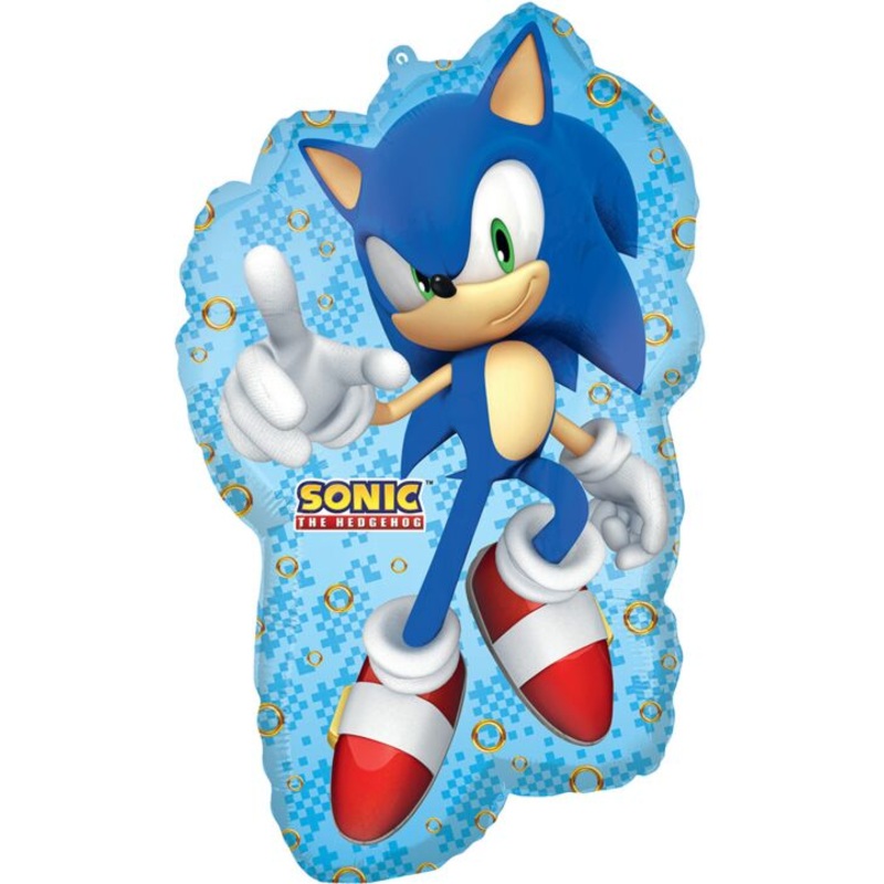 Sonic the Hedgehog 2 Supershape Balloon 30" | 1 ct
