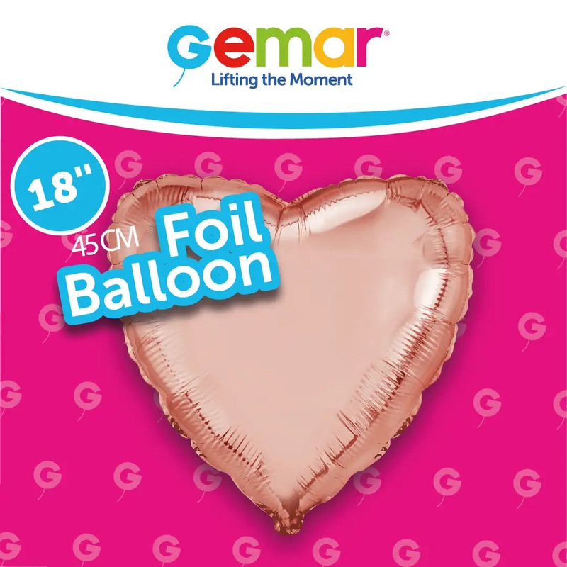 Rose Gold Heart 173932 - 18 in