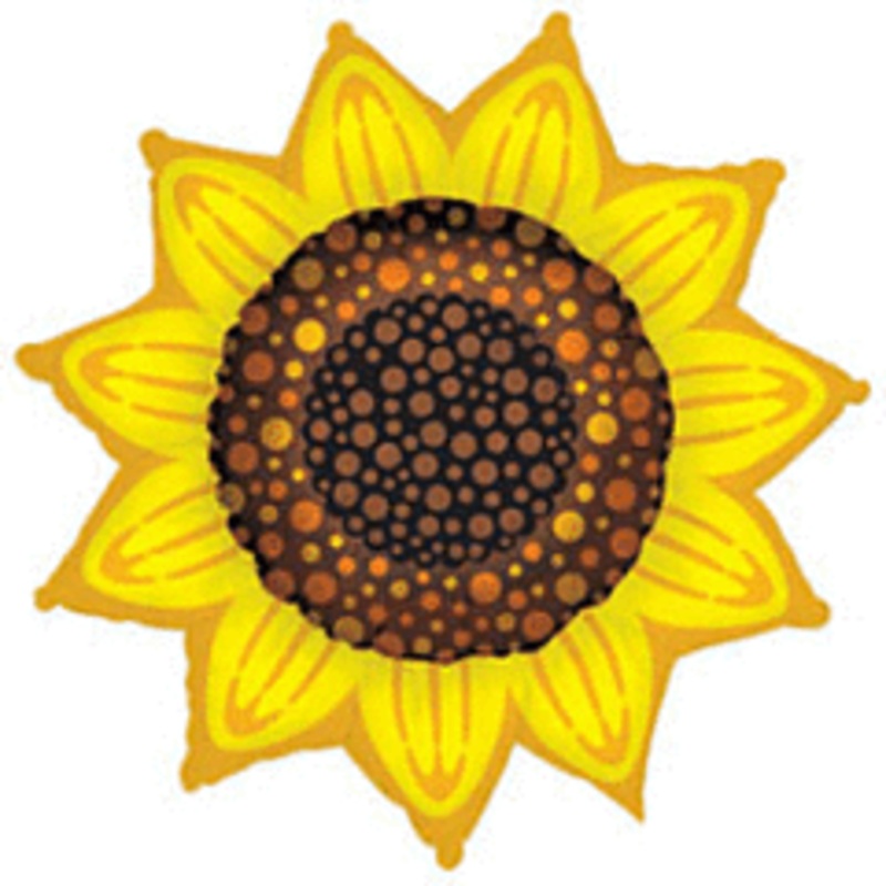 #121 Sunflower 32in Supershape