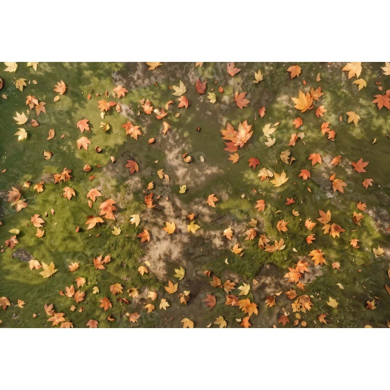 Kate Autumn Deciduous Meadow Floor Backdrop Designed by Kate Image 7x5ft(2.2x1.5m) Microfiber (Printed)