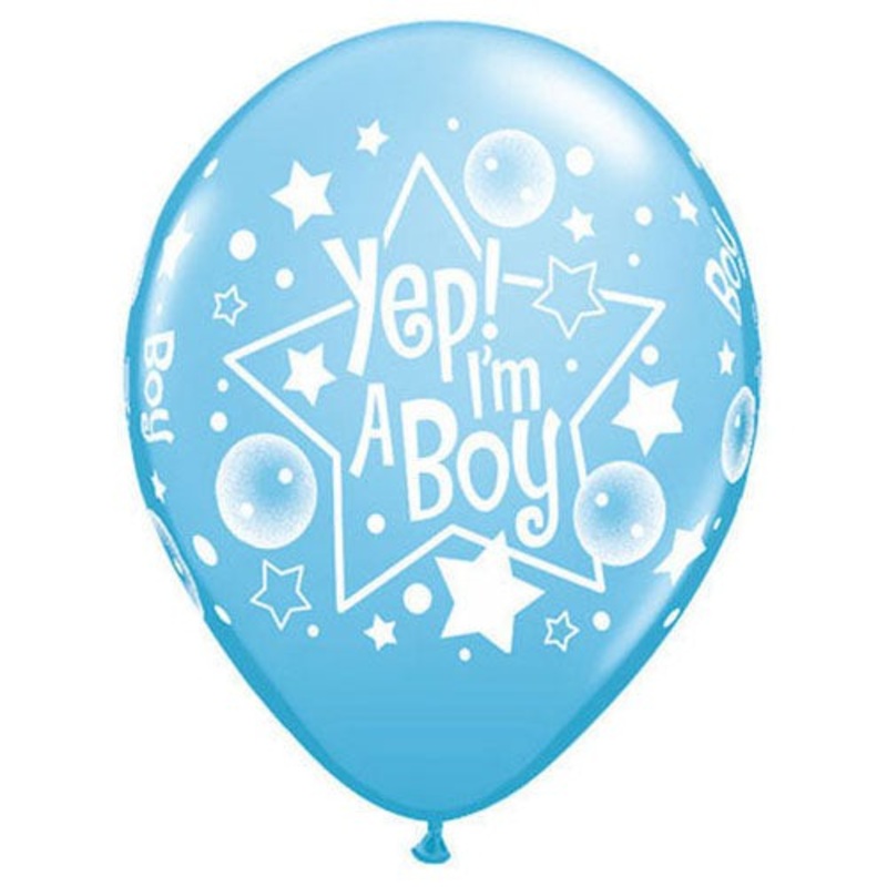 Yep! I'm A Boy 11 Latex Balloons (50 count)