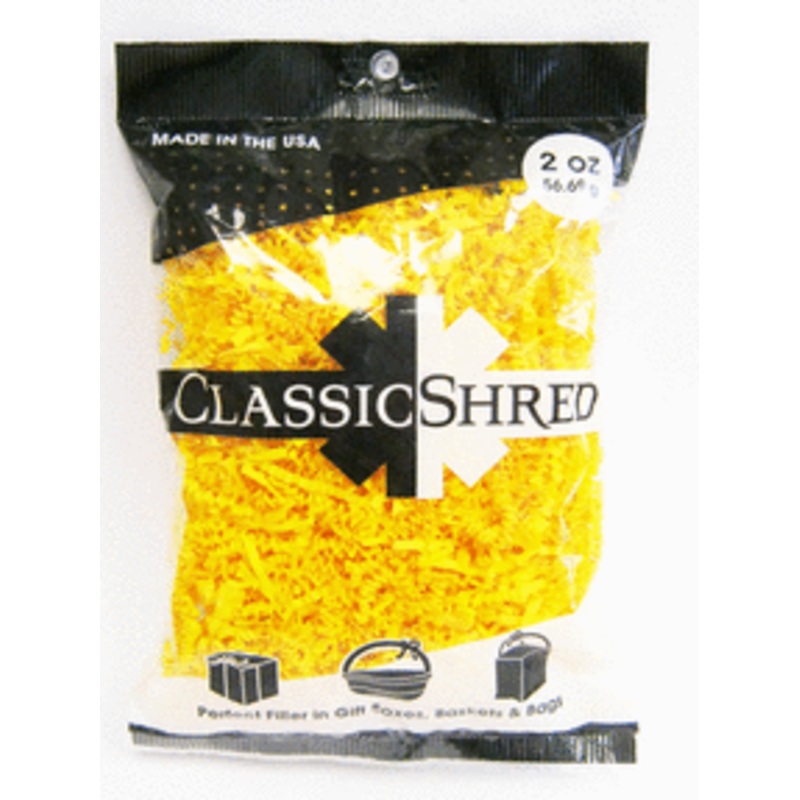 2 oz Paper Shred - Yellow