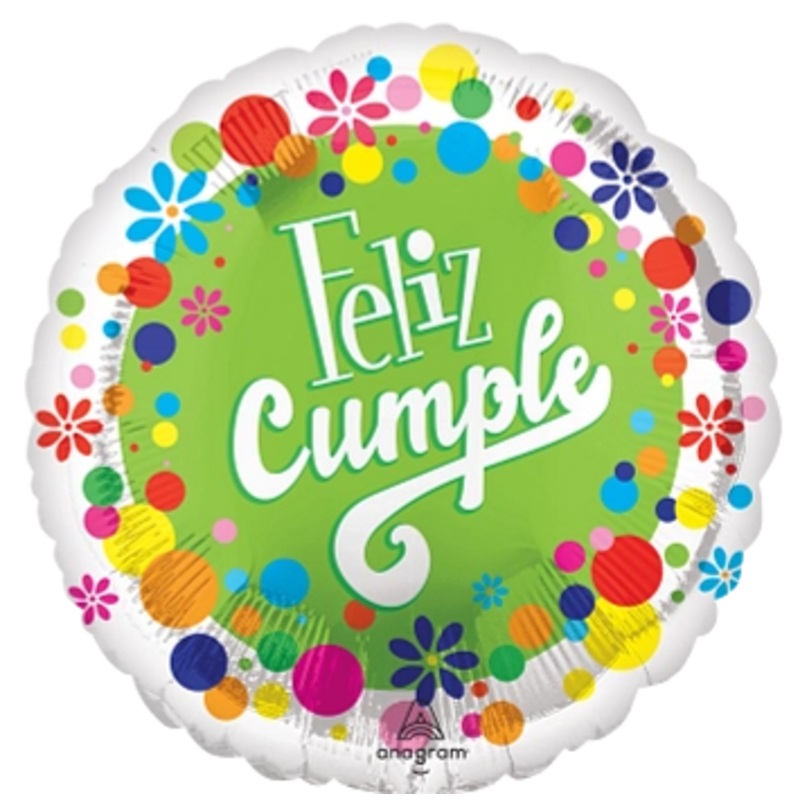 Anagram 17" Feliz Cumple