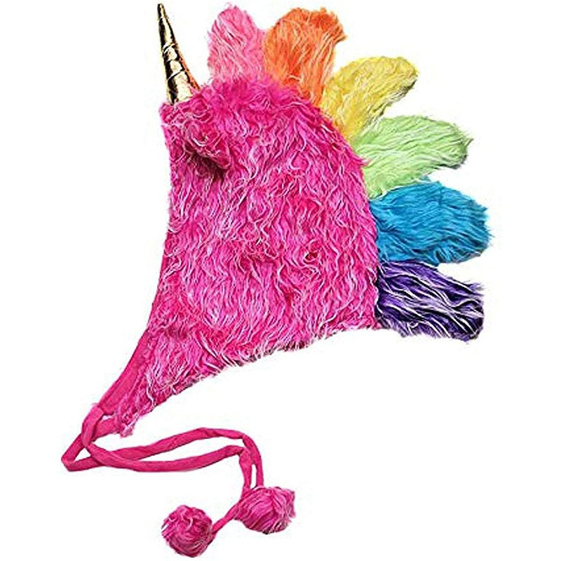 Unicorn Rainbow Fur Hat | 1ct