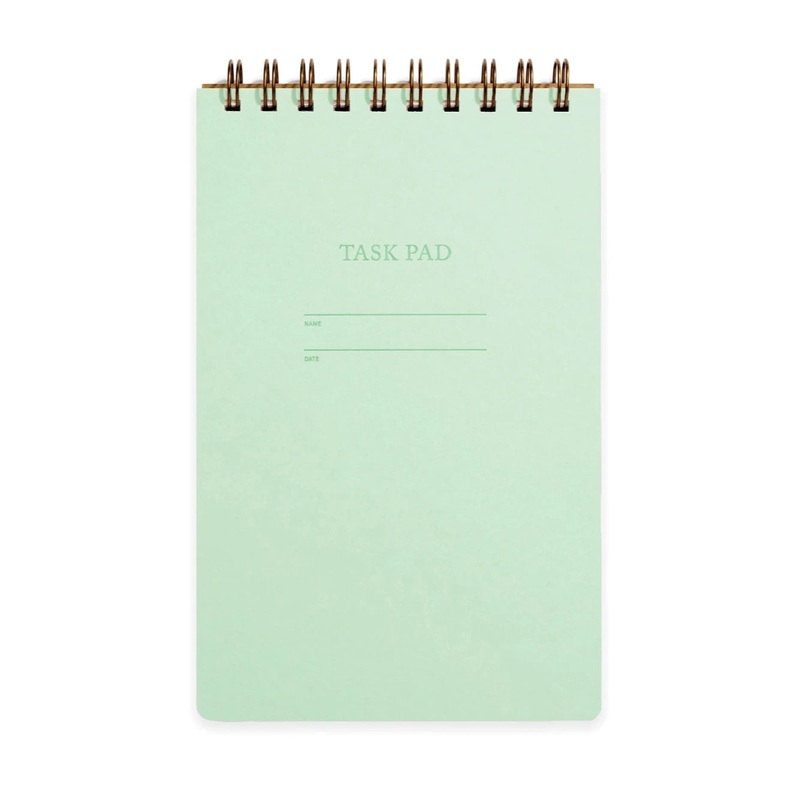 Task Pad Notebook - Mint