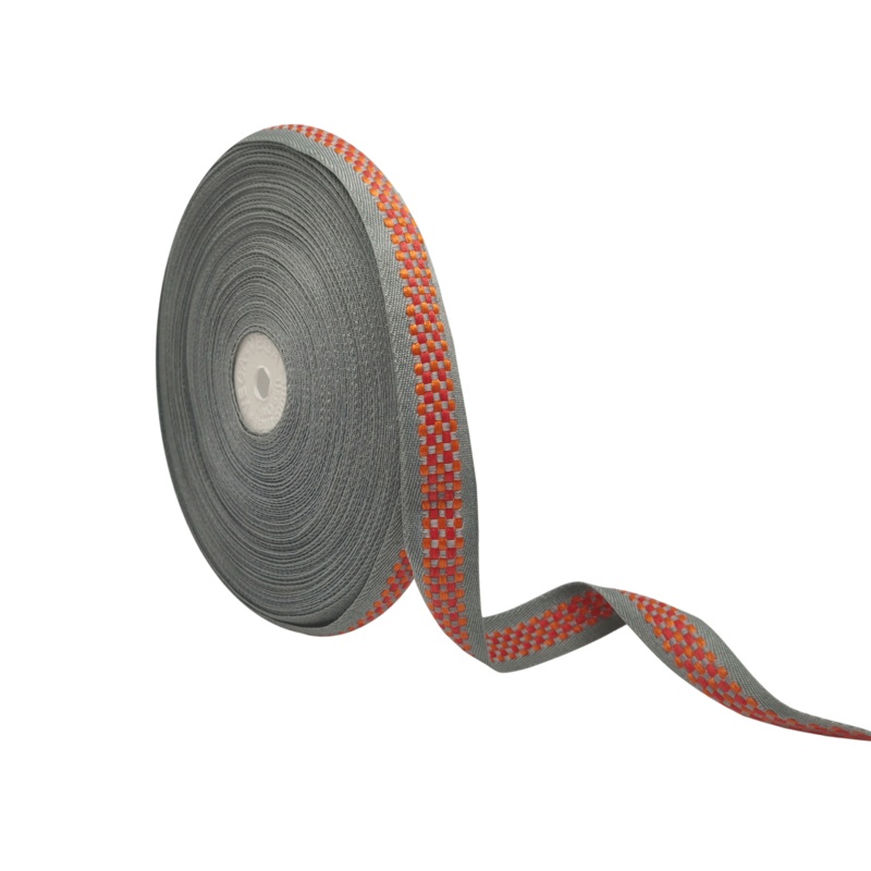 ALMA CHECKS | GREY, ORANGE, RED | 20MM | 25MTR