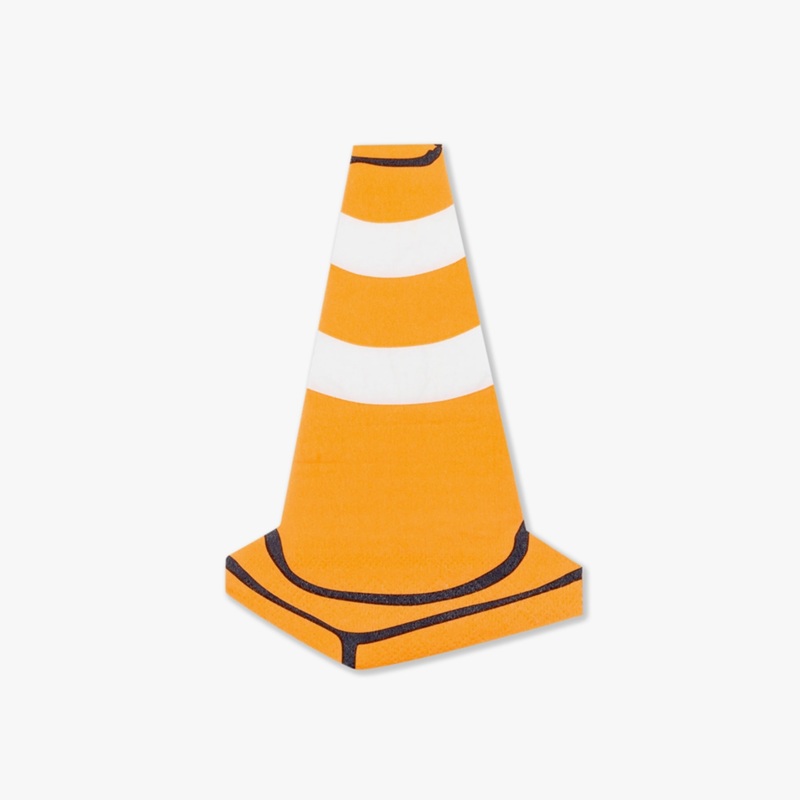 Construction Cone Napkins