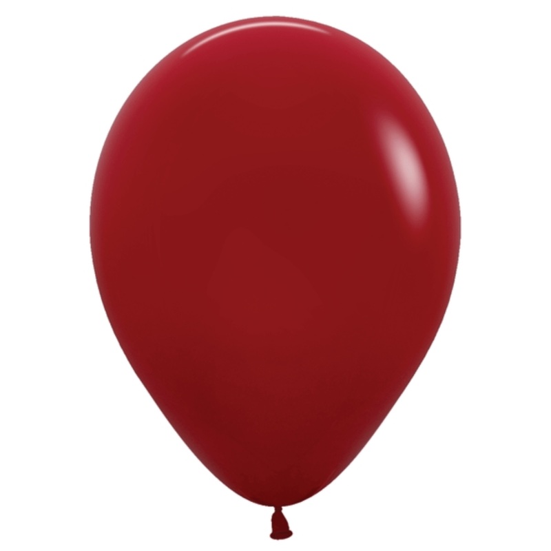 11" Sempertex Latex Balloon Pack, Imperial Red | 100 ct