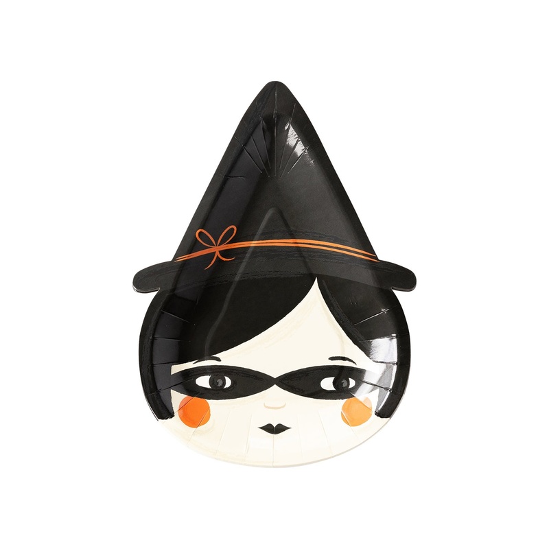 Witch Shaped Plate 10" | 8 ct