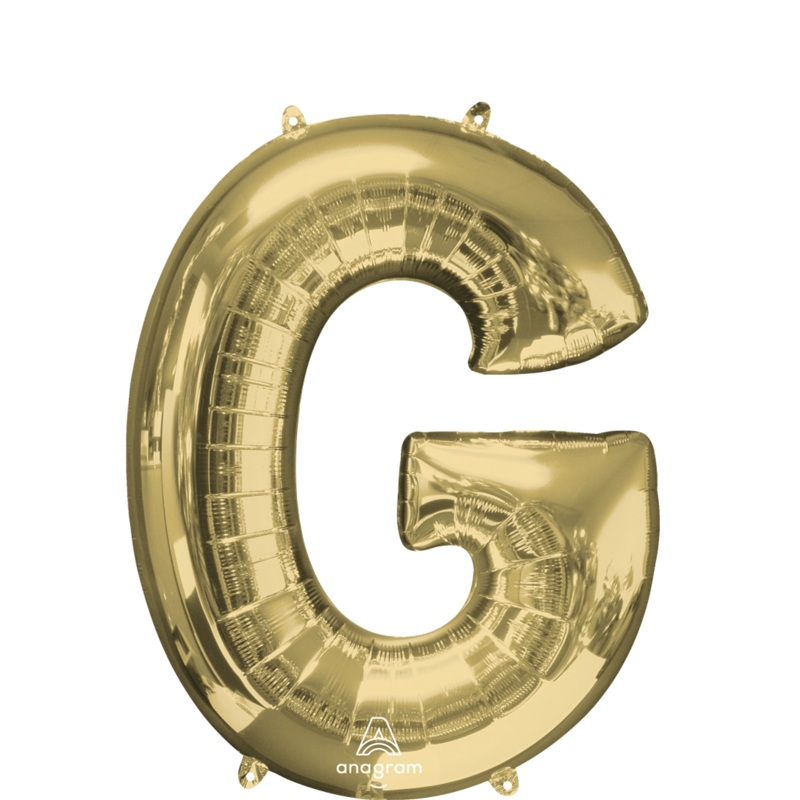 White Gold G Giant Letter 4465901 - 34 in