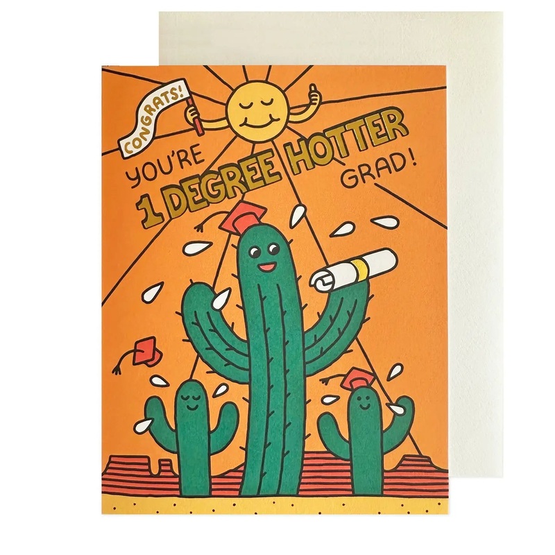 1 Degree Hotter Graduation Card
