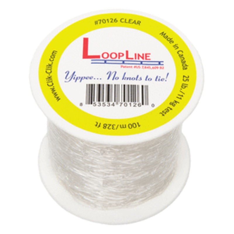 328' Loopline Clear 25 lb