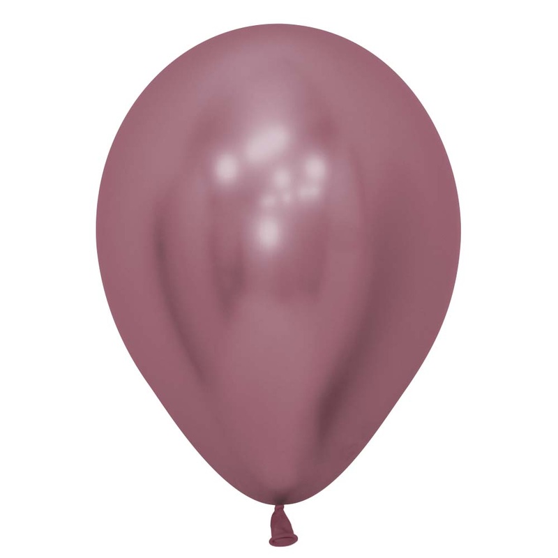 Reflex Pink Latex Balloon w/ Helium & Hi-Float, 11"  | 1 ct