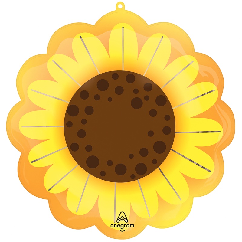 Sunflower Glow Supershape Mylar 21" | 1ct