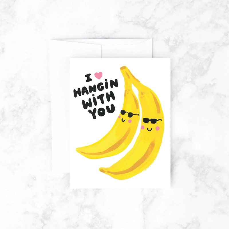 Banana Hangs Card