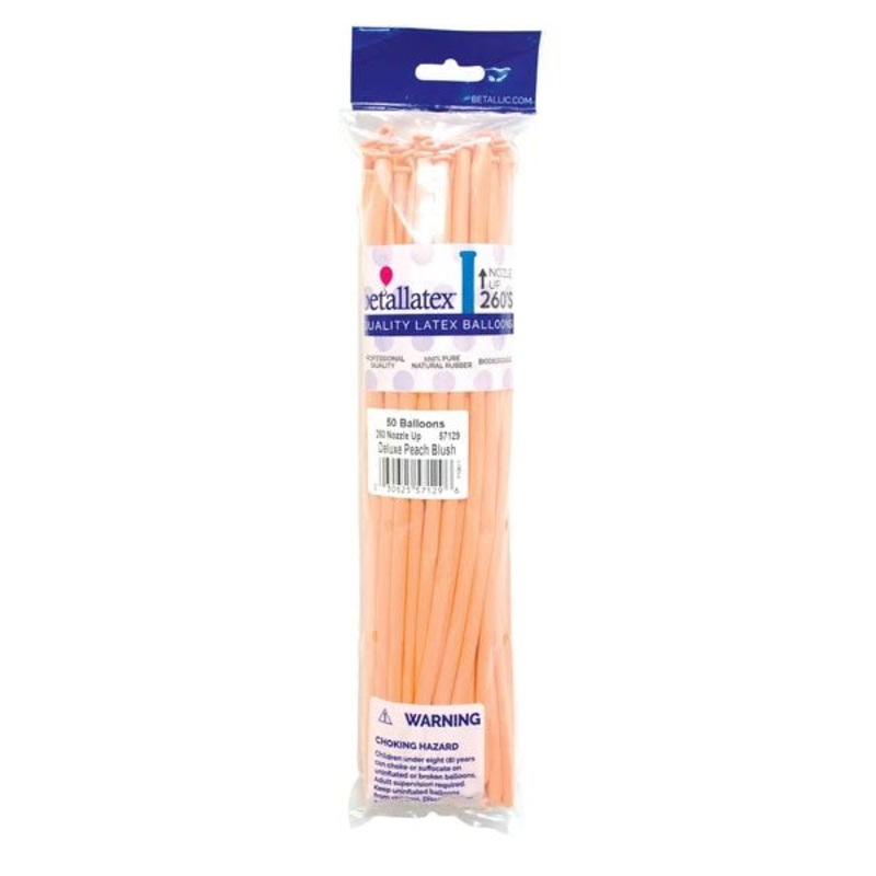 260 Sempertex Latex Balloon Pack, Peach Blush | 50 ct