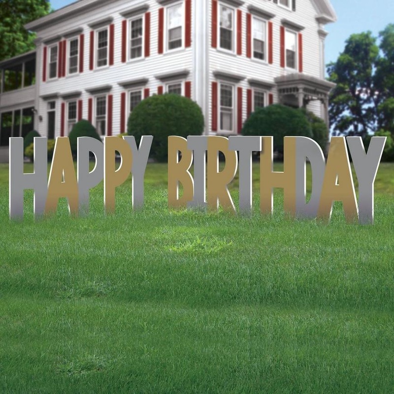 Birthday Yard Sign 12" | 12pcs