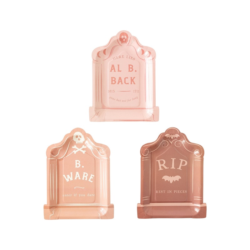 Tombstone Plate Set 9" | 9 ct