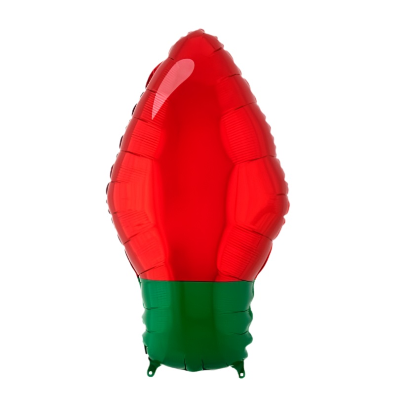 Anagram 22" Red Christmas Light Bulb Balloon