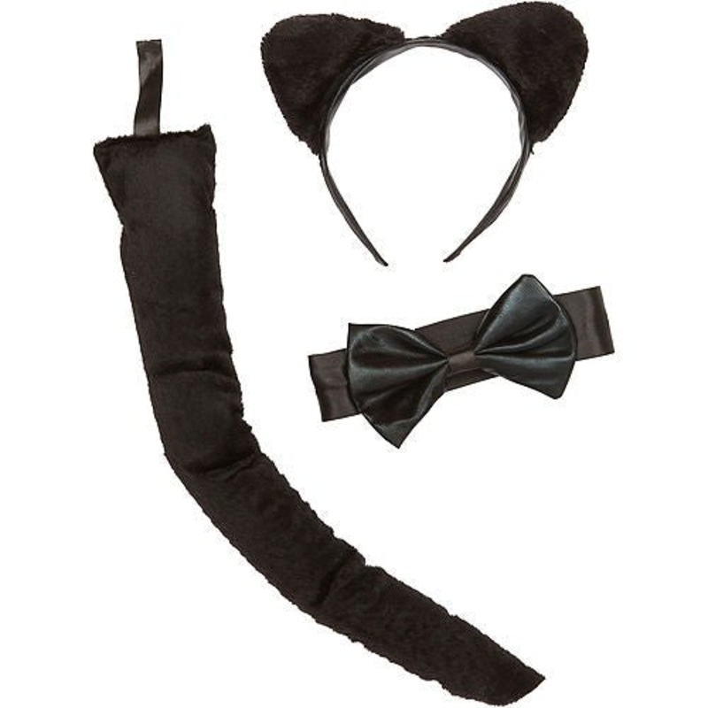 Black Cat Accessory Set Adult | 1ct