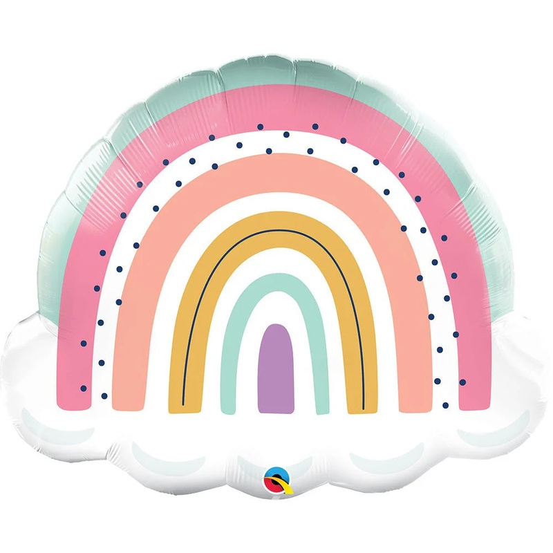 Qualatex 32 Boho Colorful Rainbow Balloon