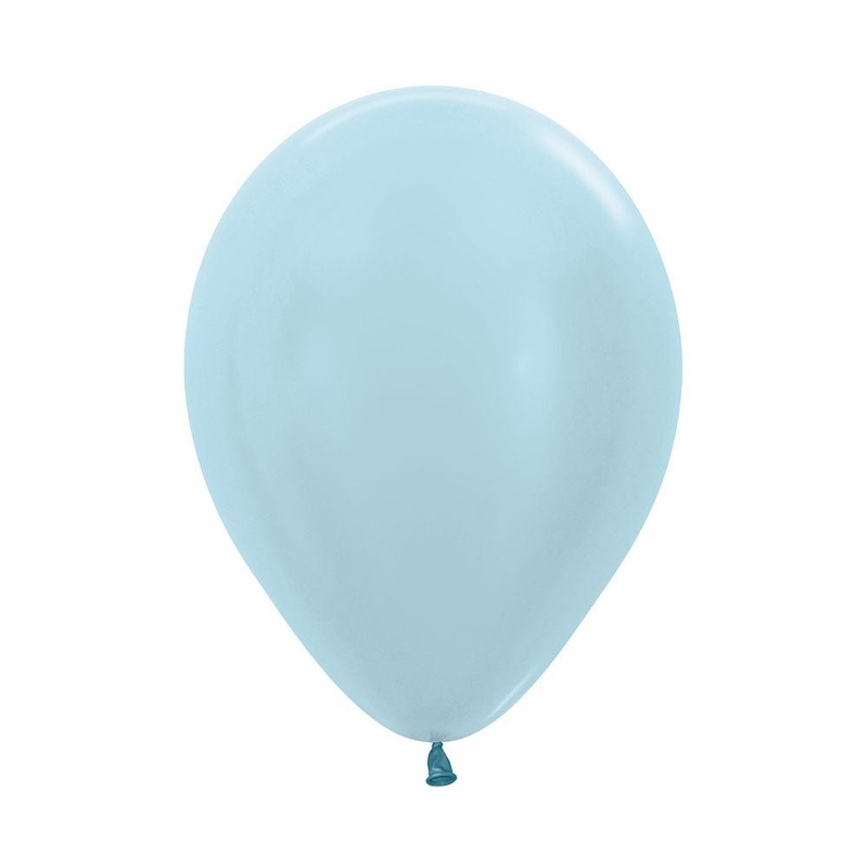 11" Sempertex Latex Balloon Pack, Pearl Blue | 100 ct
