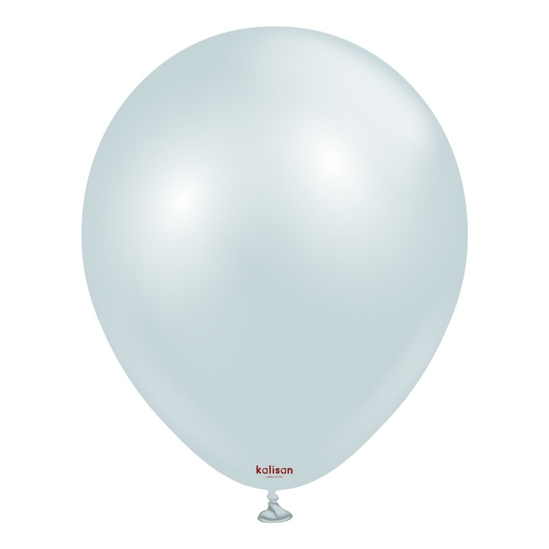 Aura Ice Blue 12 Latex Balloons (50 count)