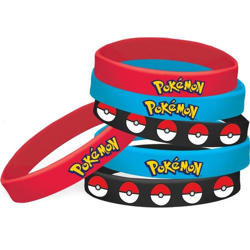 Pokmon Rubber Bracelets | 6ct