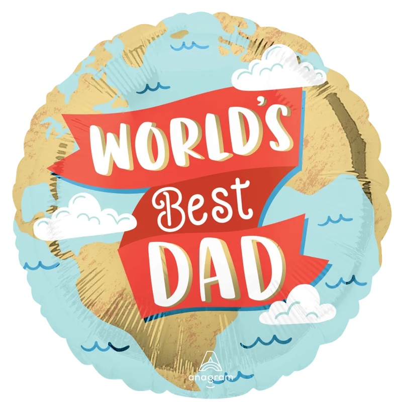 World's Best Dad 17 Balloon