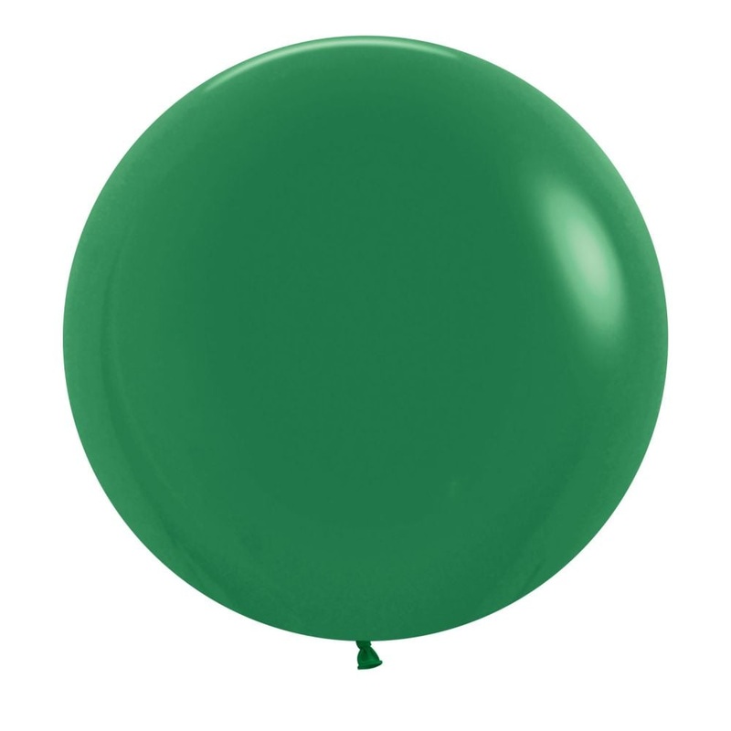 24" Sempertex Latex Balloon Pack, Forest Green | 10 ct