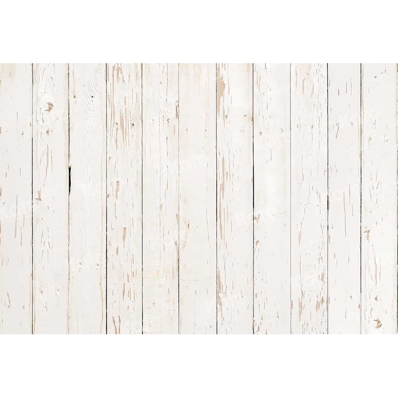 Kate White Wood Floor Backdrop for Photography Microfiber (Printed) 7x5ft(2.2x1.5m)