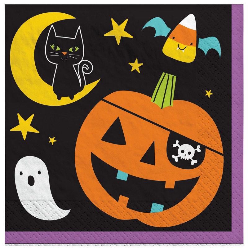 Halloween Family Friendly Spooks Beverage Napkins | 16ct