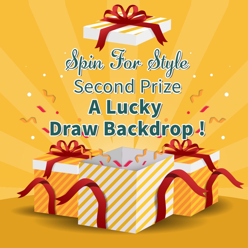New Users Only - Get A Random fabric or paper backdrop Microfiber (Printed)