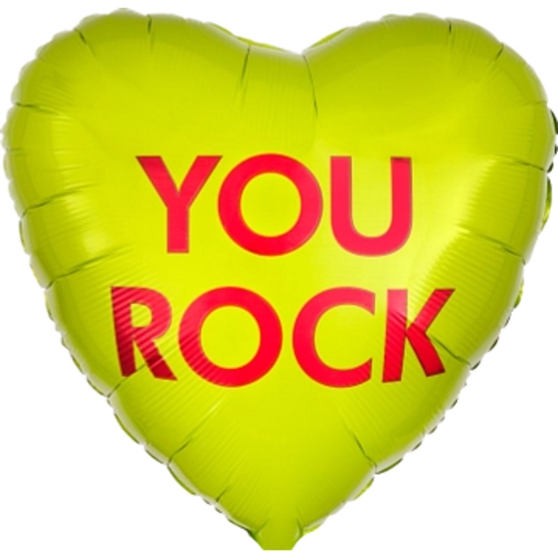 You Rock Candy Heart 17" Balloon