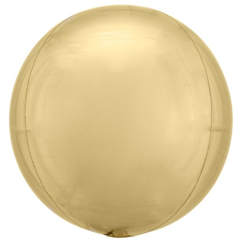 White Gold Circle Orbz Balloon 16" | 1 ct