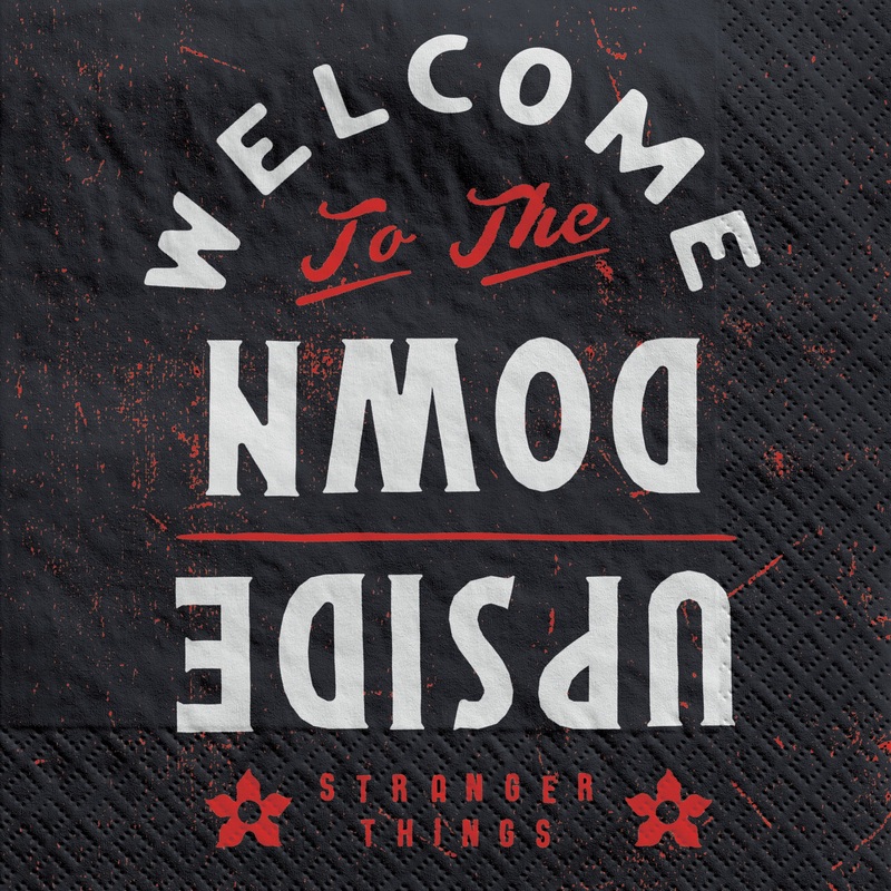 Stranger Things Upside Down Lunch Napkins | 16ct