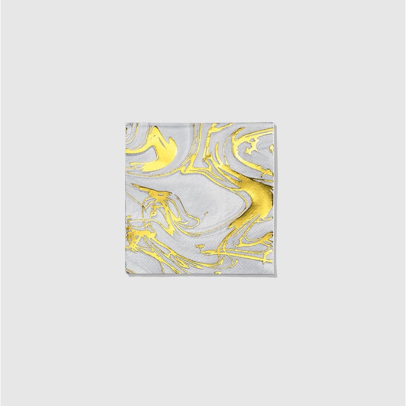 Carrara Marble Cocktail Napkins