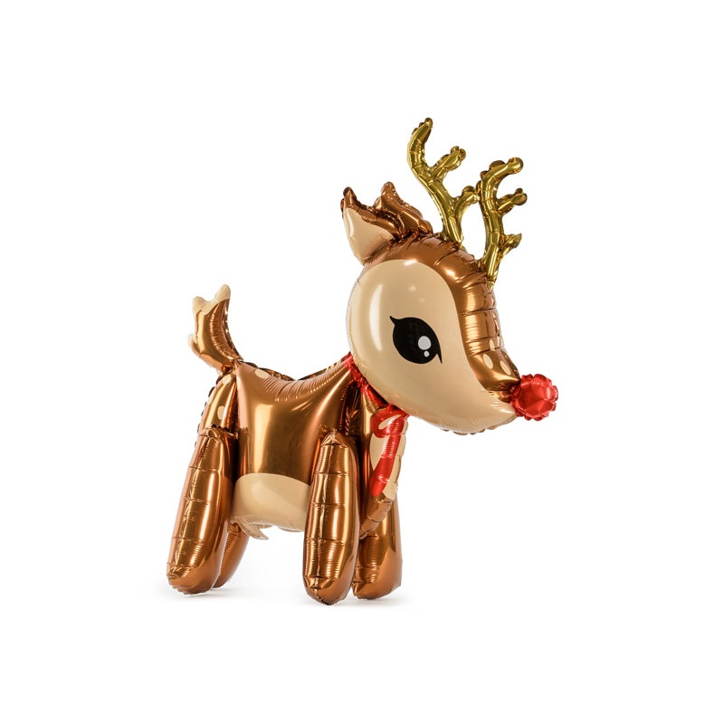 Foil balloon Reindeer, 19.7x24.4in, mix FB85
