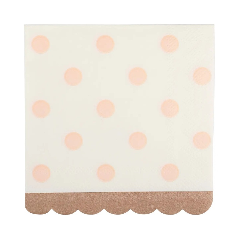 Polka Dot Cocktail Napkin