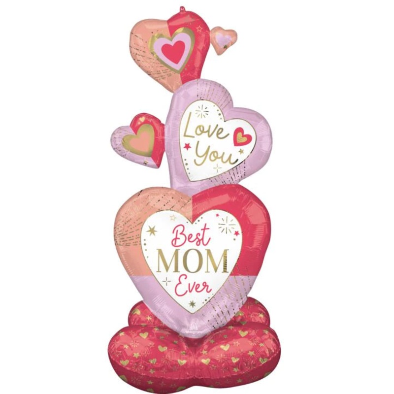 Airloonz Colorful Mom Stacked Hearts 4545111