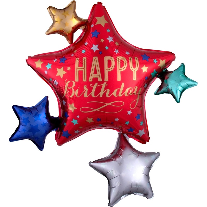 Satin Birthday Star Cluster 3905701