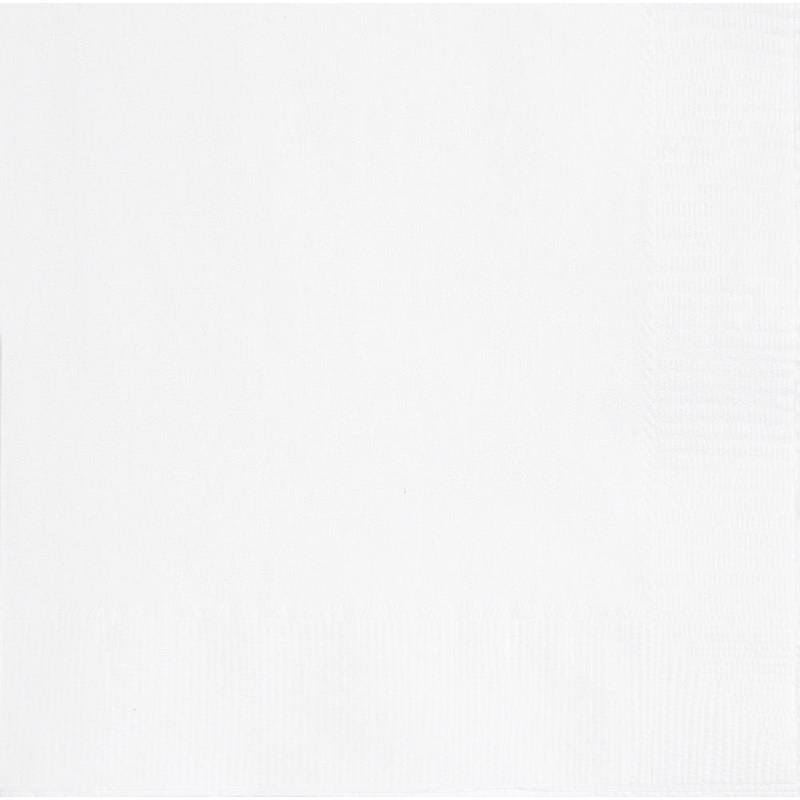 White Lunch Napkins 40