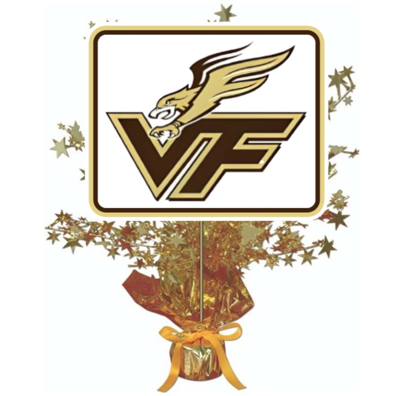 Vallivue High School Centerpiece Spray 14" | 1 ct