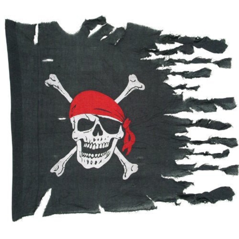Weathered Pirate Flag | 1ct