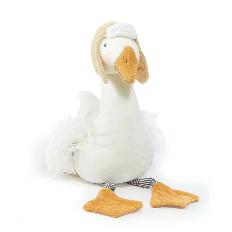 Avery the Aviator Snow Goose Plush