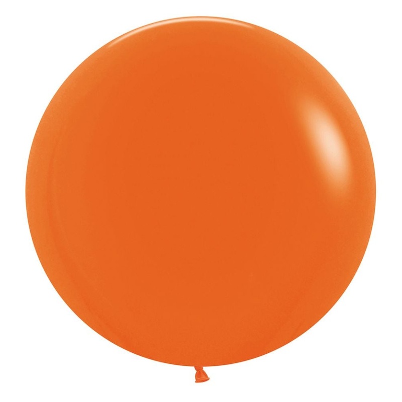 24" Sempertex Latex Balloon Pack, Orange | 10 ct