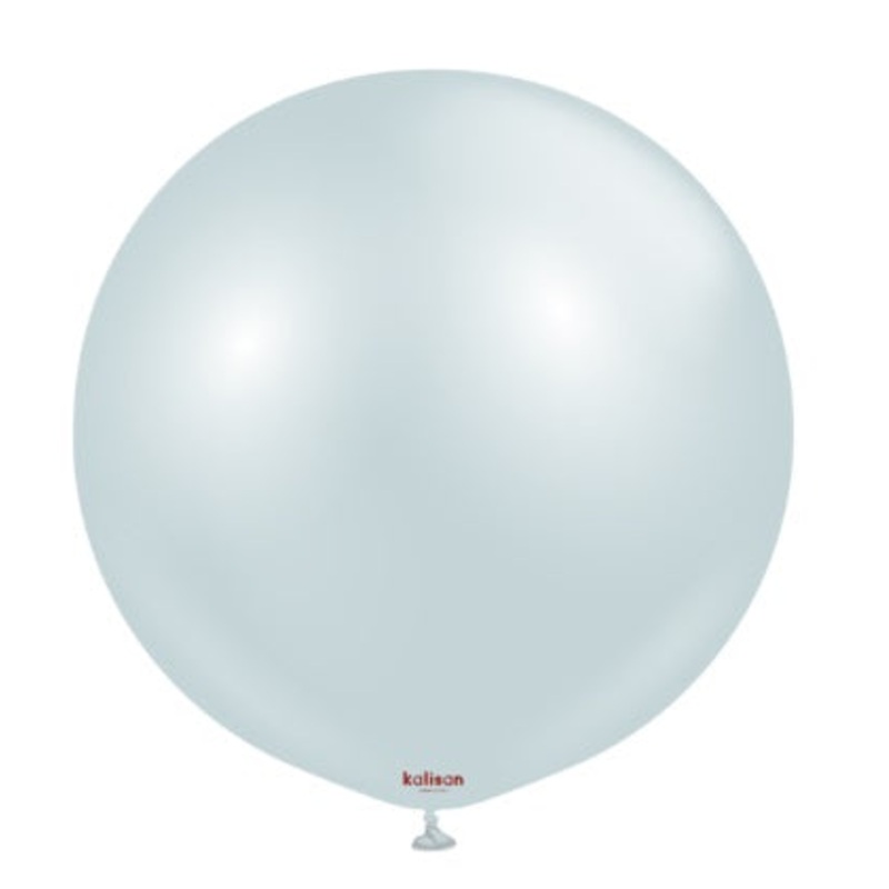 Aura Ice Blue 24 Latex Balloons (2 count)